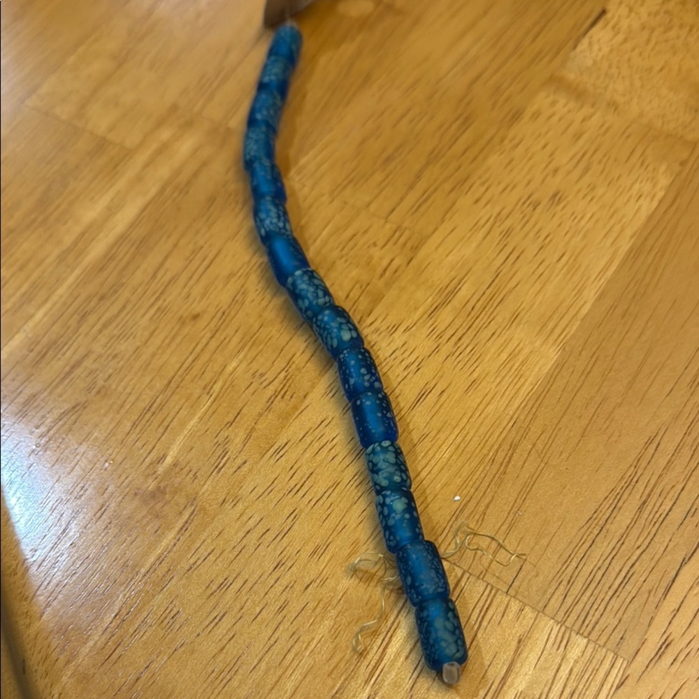 Blue Beaded Necklace